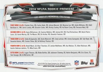 2014 Topps #88 2014 NFLPA Rookie Premiere Back