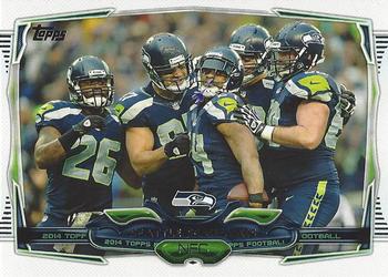 2014 Topps #204 Seattle Seahawks Front