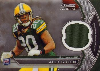 2011 Bowman Sterling - Relic #BSR-AG Alex Green Front