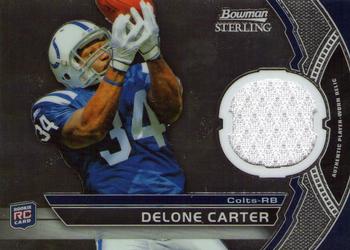 2011 Bowman Sterling - Relic #BSR-DC Delone Carter Front