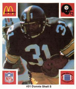1986 McDonald's Pittsburgh Steelers #NNO Donnie Shell Front