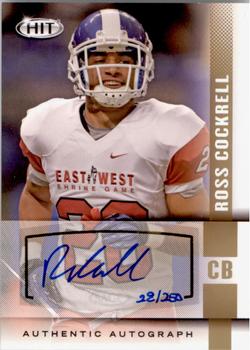 2014 SAGE HIT - Autographs Gold #A29 Ross Cockrell Front