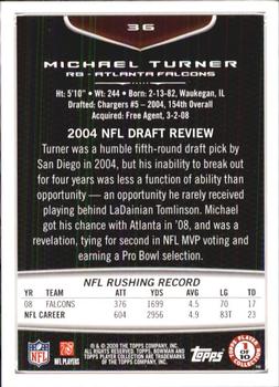 2009 Bowman Draft Picks #36 Michael Turner Back