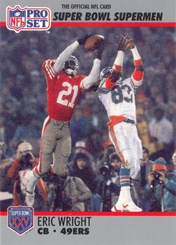 1990-91 Pro Set Super Bowl XXV Silver Anniversary Commemorative #107 Eric Wright Front