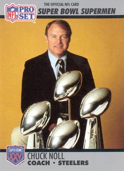 1990-91 Pro Set Super Bowl XXV Silver Anniversary Commemorative #29 Chuck Noll Front
