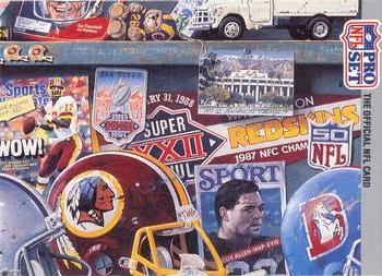 1990-91 Pro Set Super Bowl XXV Silver Anniversary Commemorative #6 SB XXV Puzzle 6 Front