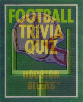 1989 Score - Magic Motion: Football Trivia Quiz #14 Football Trivia Quiz Front