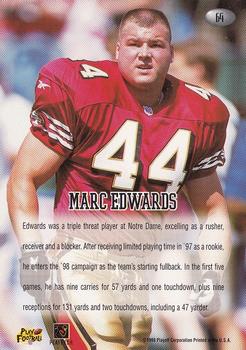 1998 Playoff Momentum Retail #64 Marc Edwards Back