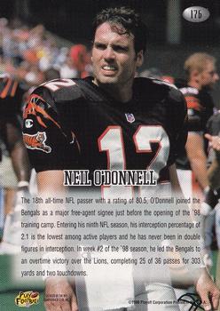 1998 Playoff Momentum Retail #176 Neil O'Donnell Back