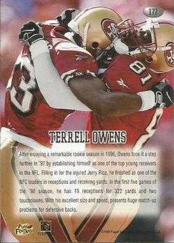 1998 Playoff Momentum Retail #177 Terrell Owens Back