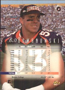 1998 Playoff Prestige Retail #4 Bill Romanowski Back