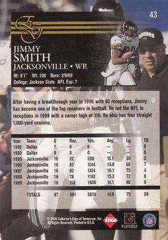 2000 Collector's Edge EG #43 Jimmy Smith Back