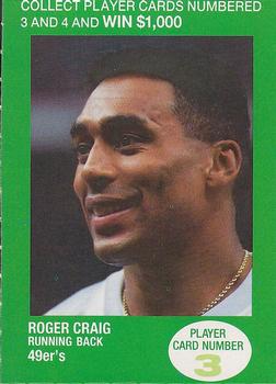 1990 British Petroleum #3 Roger Craig Front