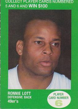 1990 British Petroleum #6 Ronnie Lott Front