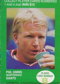 1990 British Petroleum #8 Phil Simms Front