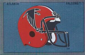 1989 Panini Stickers (UK) #10 Atlanta Falcons Helmet Front