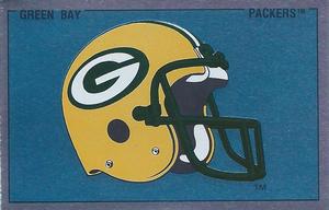 1989 Panini Stickers (UK) #66 Green Bay Packers Helmet Front