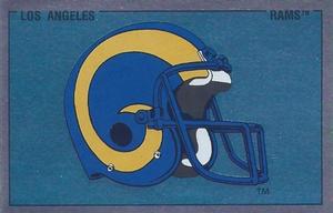 1989 Panini Stickers (UK) #79 Los Angeles Rams Helmet Front