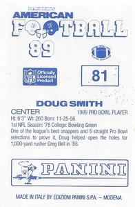 1989 Panini Stickers (UK) #81 Doug Smith Back