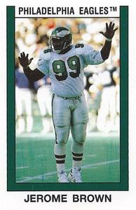1989 Panini Stickers (UK) #140 Jerome Brown Front