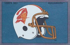 1989 Panini Stickers (UK) #177 Tampa Bay Bucs Helmet Front
