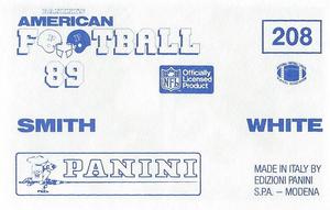 1989 Panini Stickers (UK) #208 Reggie White / Bruce Smith Back