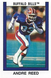 1989 Panini Stickers (UK) #231 Andre Reed Front
