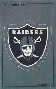 1989 Panini Stickers (UK) #320 Los Angeles Raiders Logo Front