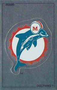 1989 Panini Stickers (UK) #334 Miami Dolphins Logo Front
