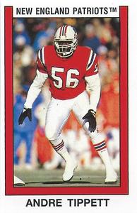1989 Panini Stickers (UK) #350 Andre Tippett Front