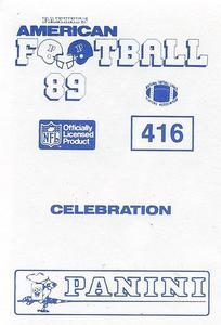1989 Panini Stickers (UK) #416 SB XXIII Back