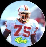 1993 Classic TONX #32 Eric Curry Front
