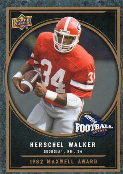 2014 Upper Deck - College Football Heroes: 1970s and 1980s #CFH-HW Herschel Walker Front