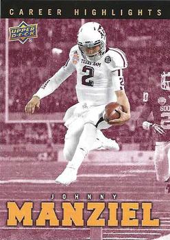 2014 Upper Deck - Johnny Manziel Career Highlights #JM13 Johnny Manziel Front