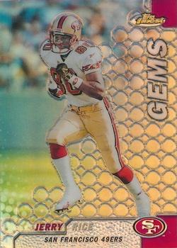 1999 Finest - Refractors #132 Jerry Rice Front