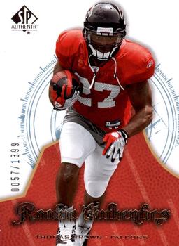 2008 SP Authentic #150 Thomas Brown Front