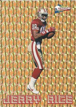 1993 Pacific Triple Folder - Gold Prism #15 Jerry Rice Front