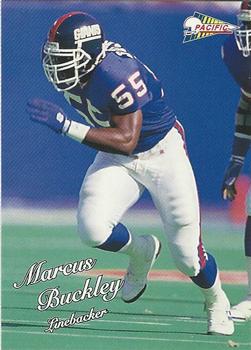 1993 Pacific Triple Folder - Rookies and Stars #7 Marcus Buckley Front