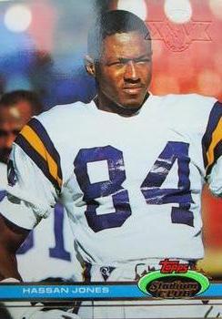 1991 Stadium Club - Super Bowl XXVI #427 Hassan Jones Front