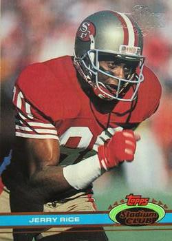 1991 Stadium Club - Super Bowl XXVI #71 Jerry Rice Front