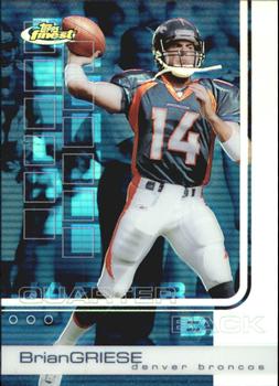 2002 Finest - Refractors #30 Brian Griese Front