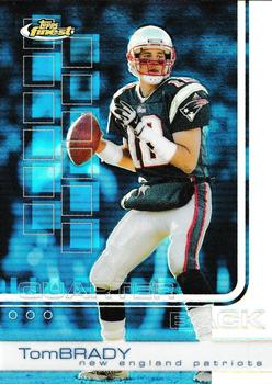2002 Finest - Refractors #50 Tom Brady Front