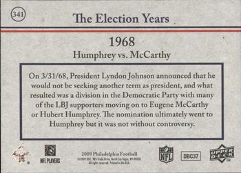 2009 Philadelphia #341 Hubert Humphrey / Eugene McCarthy Back