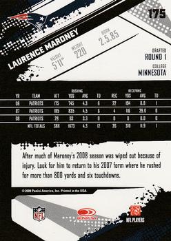 2009 Score #175 Laurence Maroney Back