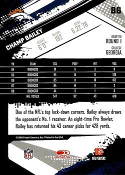 2009 Score #86 Champ Bailey Back