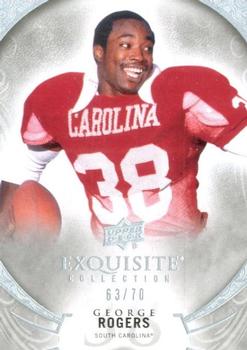 2013 Upper Deck Exquisite Collection #57 George Rogers Front