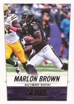 2014 Score #17 Marlon Brown Front