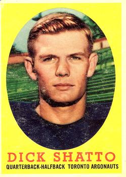1958 Topps CFL #84 Dick Shatto Front