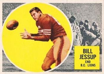 1960 Topps CFL #9 Bill Jessup Front