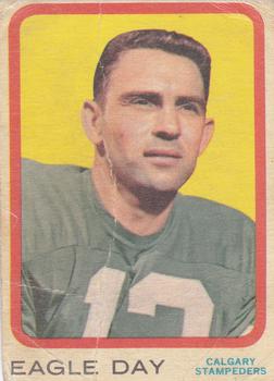 1963 Topps CFL #13 Eagle Day Front